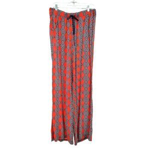 Democracy Palazzo Pants (L) Red Black White Wow